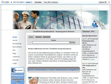 Tablet Screenshot of christliche-kooperationsboerse.de